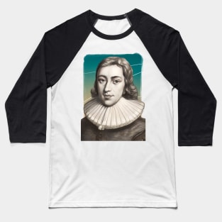 English Poet John Milton illustration Baseball T-Shirt